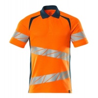 MASCOT® Workwear Poloshirt | ACCELERATE SAFE | 1444 hi-vis oranje/donkerpetrol | 19083-771-1444