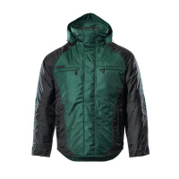 MASCOT® Workwear Winterjas | UNIQUE | 0309 groen/zwart | 12035-211-0309