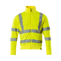 MASCOT® Workwear Sweatshirt met rits | SAFE CLASSIC | 17 hi-vis geel | 50115-950-17