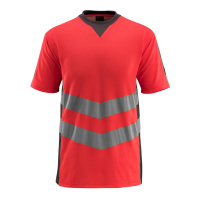 MASCOT® Workwear T-shirt | SAFE SUPREME | 22218 hi-vis rood/donkerantraciet | 50127-933-22218