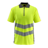 MASCOT® Workwear Poloshirt | SAFE SUPREME | 1718 hi-vis geel/donkerantraciet | 50130-933-1718