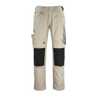 MASCOT® Workwear Werkbroek met kniezakken | UNIQUE | 5509 lichtkhaki/zwart | 12179-203-5509