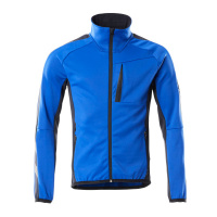 MASCOT® Workwear Fleecetrui met rits | UNIQUE | 11010 korenblauw/donkermarine | 18603-316-11010