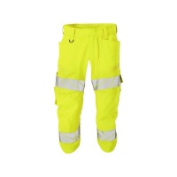 MASCOT® Workwear Driekwart broek met kniezakken | ACCELERATE SAFE | 17 hi-vis geel | 25249-236-17