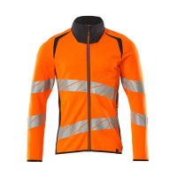 MASCOT® Workwear Sweatshirt met rits | ACCELERATE SAFE | 14010 hi-vis oranje/donkermarine | 19184-78