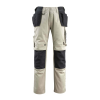MASCOT® Workwear Werkbroek met spijkerzakken | UNIQUE | 5509 lichtkhaki/zwart | 14031-203-5509