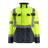 MASCOT® Workwear Winterjas | SAFE LIGHT | 17010 hi-vis geel/donkermarine | 15935-126-17010