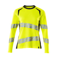 MASCOT® Workwear T-shirt, met lange mouwen | ACCELERATE SA | 17010 hi-vis geel/donkermarine | 19091-