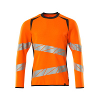 MASCOT® Workwear Sweatshirt | ACCELERATE SAFE | 14010 hi-vis oranje/donkermarine | 19084-781-14010