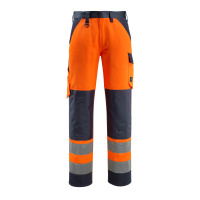 MASCOT® Workwear Werkbroek met kniezakken | SAFE LIGHT | 14010 hi-vis oranje/donkermarine | 15979-94