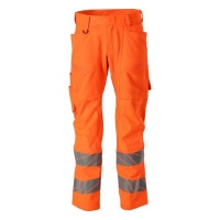 MASCOT® Workwear Broek met kniezakken | ACCELERATE SAFE | 14 hi-vis oranje | 24579-236-14
