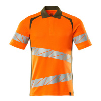 MASCOT® Workwear Poloshirt | ACCELERATE SAFE | 1433 hi-vis oranje/mosgroen | 19083-771-1433