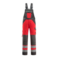 MASCOT® Workwear Amerikaanse overall met kniezakken | | 22218 hi-vis rood/donkerantraciet | 15969-9
