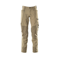 MASCOT® Workwear Werkbroek met kniezakken | ADVANCED | 55 lichtkhaki | 17179-311-55