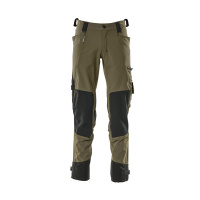 MASCOT® Workwear Werkbroek met kniezakken | ADVANCED | 33 mosgroen | 17079-311-33