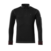 MASCOT® Workwear Polosweatshirt | FRONTLINE | 09 zwart | 50352-833-09