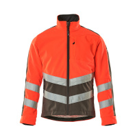 MASCOT® Workwear Fleece jas | SAFE SUPREME | 22218 hi-vis rood/donkerantraciet | 15503-259-22218