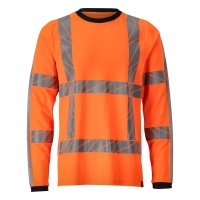 MASCOT® Workwear T-shirt, met lange mouwen | ACCELERATE SAFE | 14 hi-vis oranje | 24081-771-14