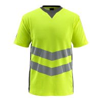 MASCOT® Workwear T-shirt | SAFE SUPREME | 1718 hi-vis geel/donkerantraciet | 50127-933-1718