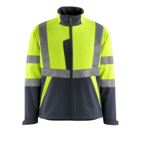 MASCOT® Workwear Softshell jas | SAFE LIGHT | 17010 hi-vis geel/donkermarine | 15902-253-17010