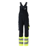 MASCOT® Workwear Amerikaanse overall met kniezakken | SAFE SUPREME | 01017 donkermarine/hi-vis geel