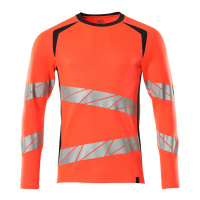 MASCOT® Workwear T-shirt, met lange mouwen | ACCELERATE SA | 22210 hi-vis rood/donkermarine | 19081-