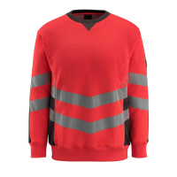MASCOT® Workwear Sweatshirt | SAFE SUPREME | 22218 hi-vis rood/donkerantraciet | 50126-932-22218