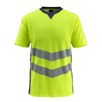 MASCOT® Workwear T-shirt | SAFE SUPREME | 17010 hi-vis geel/donkermarine | 50127-933-17010