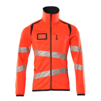 MASCOT® Workwear Fleecetrui met rits | ACCELERATE SAFE | 22210 hi-vis rood/donkermarine | 19103-315-