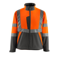MASCOT® Workwear Softshell jas | SAFE LIGHT | 1418 hi-vis oranje/donkerantraciet | 15902-253-1418