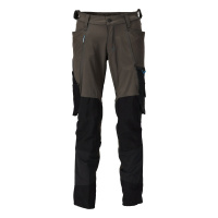 MASCOT® Workwear Werkbroek met kniezakken | ADVANCED | 1809 donkerantraciet/zwart | 23179-311-1809