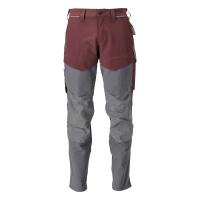 MASCOT® Workwear Werkbroek met kniezakken | CUSTOMIZED | 2289 bordeaux/steengrijs | 22379-311-2289