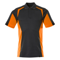 MASCOT® Workwear Poloshirt | ACCELERATE SAFE | 01014 donkermarine/hi-vis oranje | 22083-771-01014