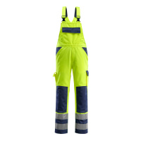 MASCOT® Workwear Amerikaanse overall met kniezakken | SAFE COMPETE | 171 hi-vis geel/marine | 07169-