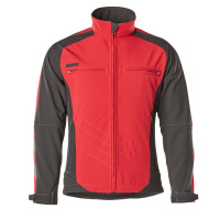 MASCOT® Workwear Softshell jas | UNIQUE | 0209 rood/zwart | 12002-149-0209