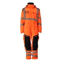 MASCOT® Workwear Winteroverall | ACCELERATE SAFE | 14010 hi-vis oranje/donkermarine | 19019-449-140