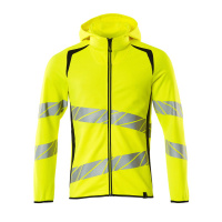 MASCOT® Workwear Capuchontrui met rits | ACCELERATE SAFE | 17010 hi-vis geel/donkermarine | 19284-78