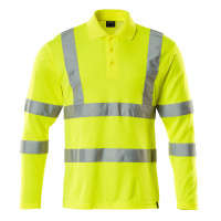 MASCOT® Workwear Poloshirt, met lange mouwen | SAFE CLASSIC | 17 hi-vis geel | 18283-995-17