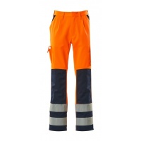 MASCOT® Workwear Broek met kniezakken | SAFE COMPETE | 141 hi-vis oranje/marine | 07179-860-141