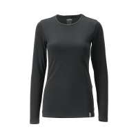 MASCOT® Workwear T-shirt, met lange mouwen | CROSSOVER | 90 diepzwart | 25191-786-90
