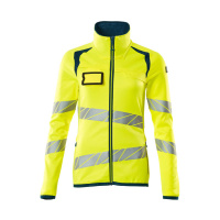 MASCOT® Workwear Fleecetrui met rits | ACCELERATE SAFE | 1744 hi-vis geel/donkerpetrol | 19153-315-1