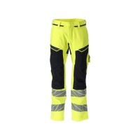 MASCOT® Workwear Broek met kniezakken | ACCELERATE MULTISAFE | 17010 hi-vis geel/donkermarine | 210