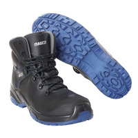 MASCOT® Workwear Veiligheidsschoenen hoog | FOOTWEAR FLEX | 0901 zwart/korenblauw | F0141-902-0901