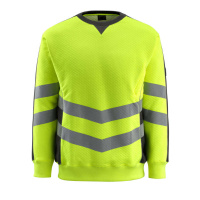 MASCOT® Workwear Sweatshirt | SAFE SUPREME | 1709 hi-vis geel/zwart | 50126-932-1709