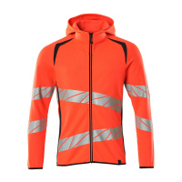 MASCOT® Workwear Capuchontrui met rits | ACCELERATE SAFE | 22210 hi-vis rood/donkermarine | 19284-78