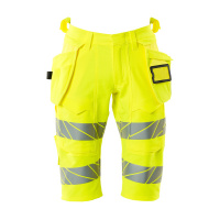 MASCOT® Workwear Shorts, lange met spijkerzakken | ACCELERATE SAFE | 17 hi-vis geel | 19349-711-17