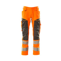 MASCOT® Workwear Werkbroek met kniezakken | ACCELERATE SAF | 1418 hi-vis oranje/donkerantraciet | 19