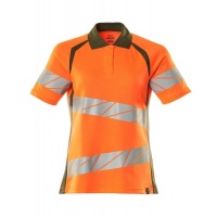 MASCOT® Workwear Poloshirt | ACCELERATE SAFE | 1433 hi-vis oranje/mosgroen | 19093-771-1433