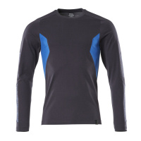 MASCOT® Workwear T-shirt, met lange mouwen | ACCELERATE | 01091 donkermarine/helder blauw | 18381-95