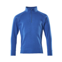 MASCOT® Workwear Sweatshirt met korte rits | CROSSOVER | 91 helder blauw | 50611-971-91